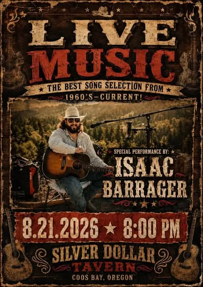 Live Music with Isaac Barrager