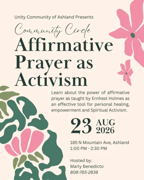 Community Circle: Affirmative Prayer as Activism