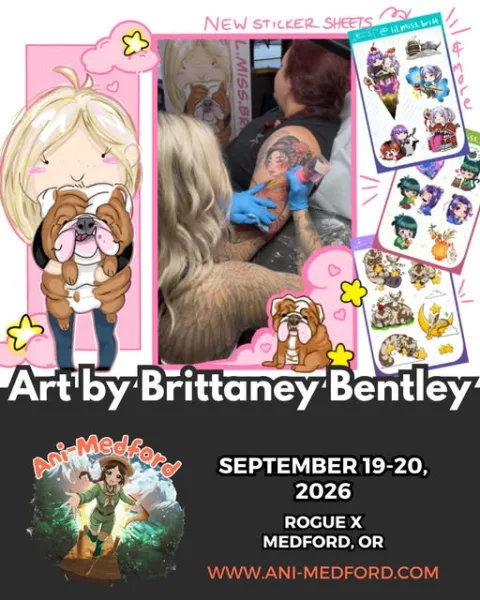 Art by Brittaney Bentley at Ani-Medford